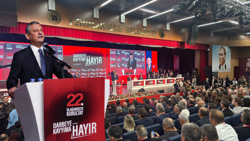Cumhuriyet Halk Partisi’nin (CHP) 22. Olağanüstü Kurultayı’nda mevcut Genel Başkan