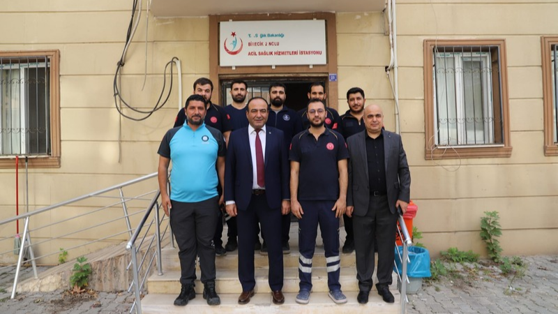 Şanlıurfa İl Sağlık Müdürü Dr. Öğr. Üyesi Erhan Berk, Birecik’teki