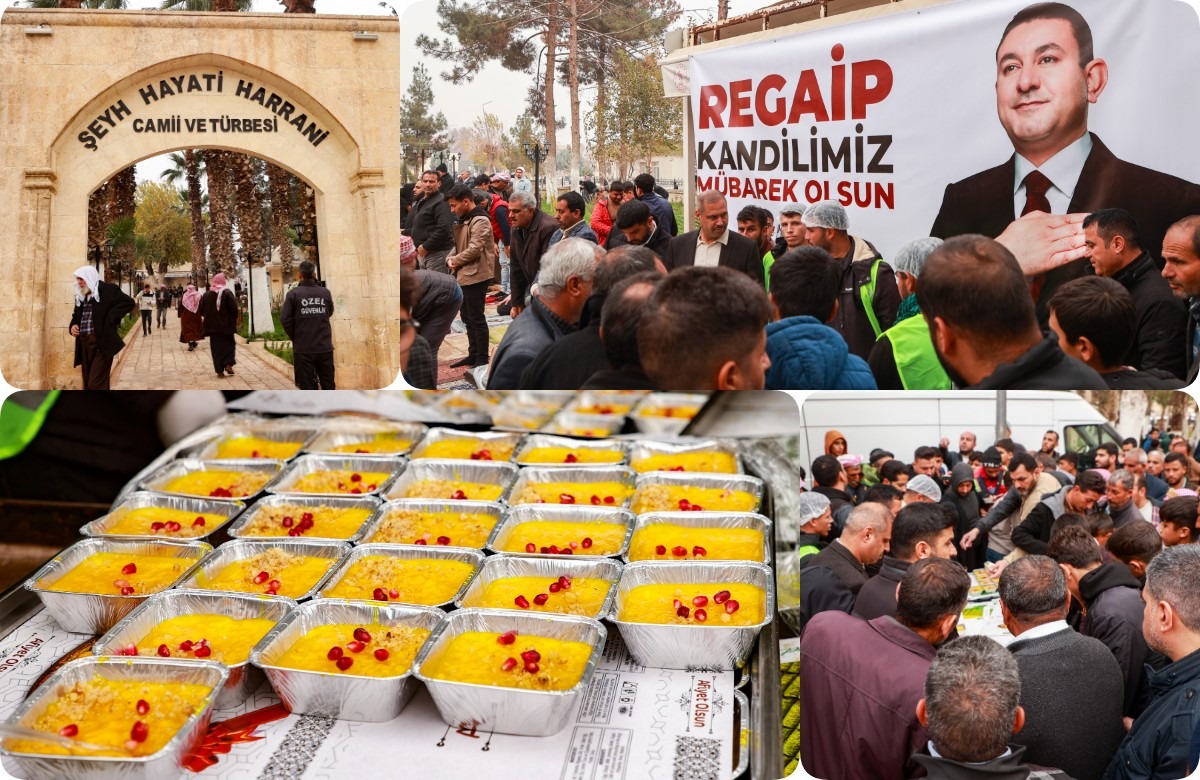 Şanlıurfa’nın Harran ilçesinde, Regaip Kandili dolayısıyla anlamlı bir etkinlik düzenlendi.Harran
