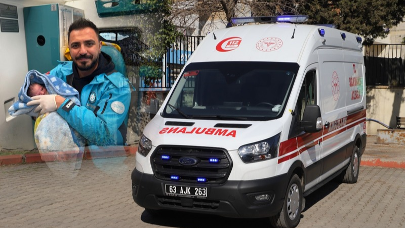 Şanlıurfa’da akşam saatlerinde anonsla vakaya çıkan 112 Acil Sağlık ekibi,