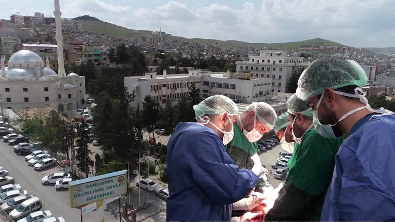Şanlıurfa Balıklıgöl Devlet Hastanesi Genel Cerrahi Kliniği’nde gerçekleştirilen başarılı bir