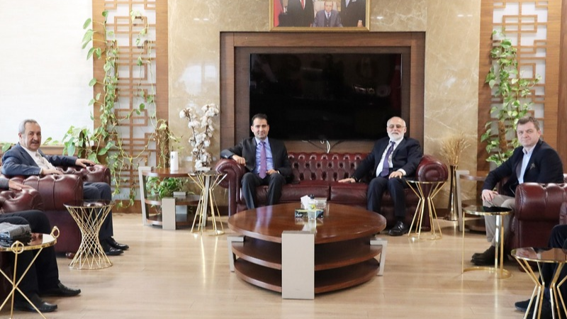 GAP Bölge Kalkınma İdaresi Başkanı Dr.Hasan Maral ve beraberindeki heyet,