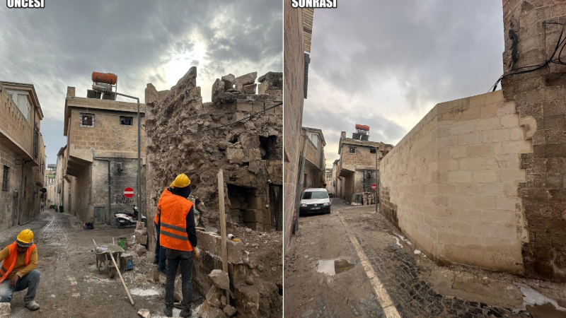 Şanlıurfa’da, 6 Şubat 2023’te meydana gelen Kahramanmaraş merkezli depremler sonrası