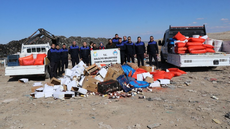 Haliliye Belediyesi Zabıta Müdürlüğü ekipleri, halk sağlığını korumaya yönelik denetimlerini