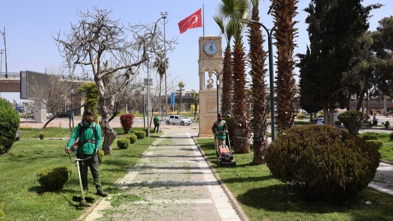Haliliye Belediyesi Kırsal Hizmetler Müdürlüğü’ne bağlı Park ve Bahçeler Birimi,