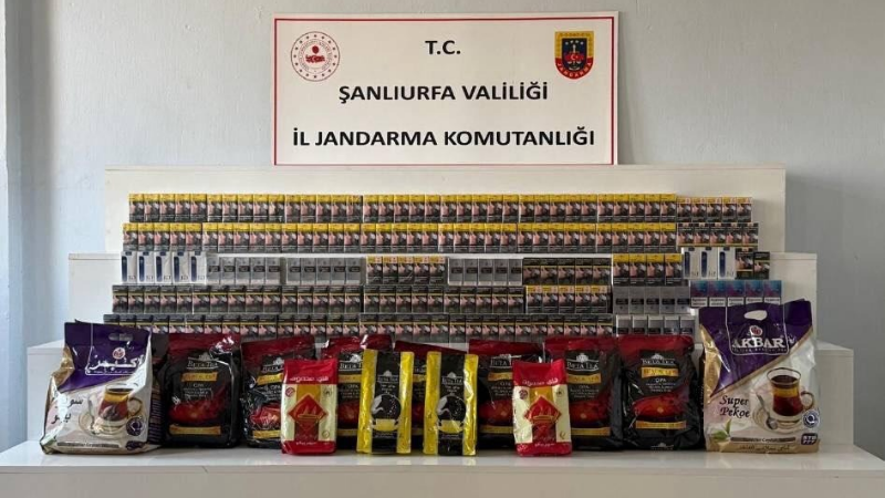 Şanlıurfa İl Jandarma Komutanlığı ekipleri, tütün ve alkol kaçakçılığına yönelik