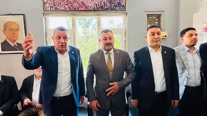 MHP Şanlıurfa Milletvekili İbrahim Özyavuz ve Harran Belediye Başkanı Mahmut
