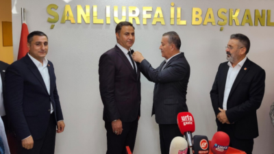 CHP Şanlıurfa İl Başkanlığı tarafından yapılan atamayla birlikte, Ali Ersoy