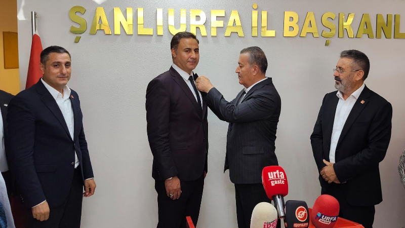 CHP Şanlıurfa İl Başkanlığı tarafından yapılan atamayla birlikte, Ali Ersoy