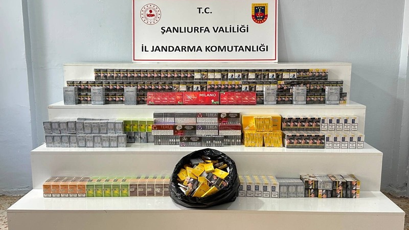 Şanlıurfa İl Jandarma Komutanlığı ekiplerince Viranşehir ilçesinde tütün ve alkol