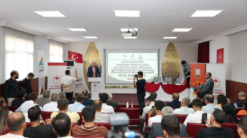 Şanlıurfa’da modern seracılığın geliştirilmesi ve yaygınlaştırılması projesi kapsamında 40 üreticinin