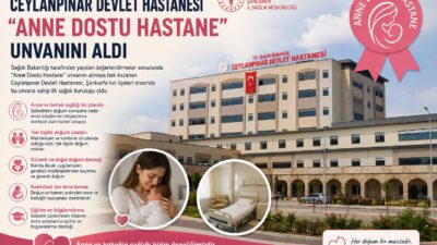 Ceylanpınar Devlet Hastanesi, Sağlık Bakanlığı tarafından gerçekleştirilen değerlendirmeler sonucunda “Anne