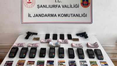 Şanlıurfa’da jandarma ekiplerince “Yeni Nesil Suç Örgütleri”ne yönelik düzenlenen operasyonlarda,