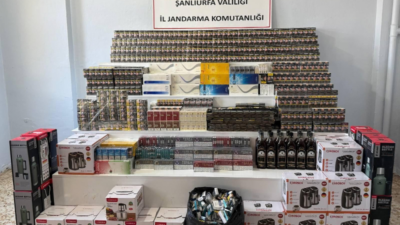 Şanlıurfa İl Jandarma Komutanlığı ekipleri, tütün ve alkol kaçakçılığına yönelik