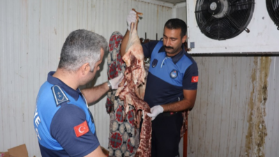 Haliliye Belediyesi Zabıta Müdürlüğü ekipleri tarafından yapılan denetimlerde tarihi geçmiş,