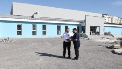 Haliliye Belediye Başkanı Mehmet Canpolat, Dağeteği bölgesinde yapımı devam eden