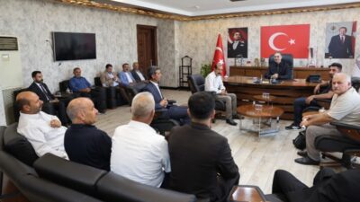 Eyyübiye Belediye Başkanı Mehmet Kuş, merkez ve kırsal mahalle muhtarları