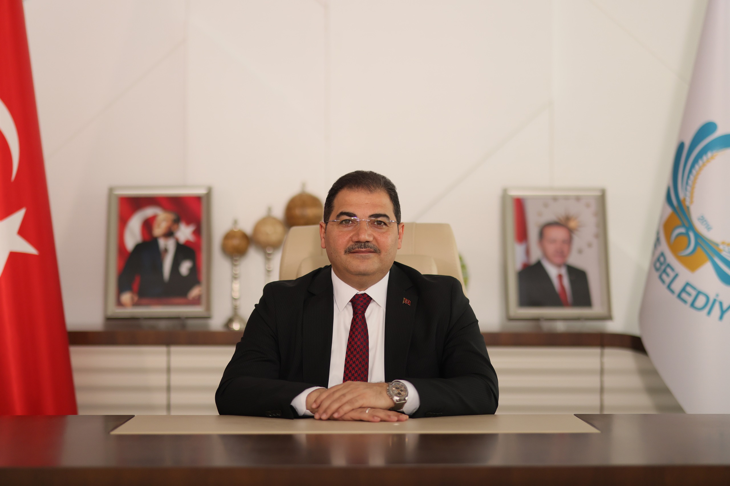 Haliliye Belediye Başkanı Mehmet Canpolat, Cumhuriyetimizin kuruluşunun 103’üncü yıl dönümü
