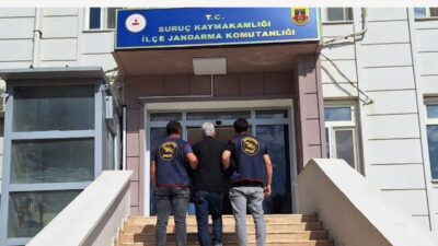 Şanlıurfa’nın Suruç ilçesinde, hakkında 5 yıl kesinleşmiş hapis cezası bulunan