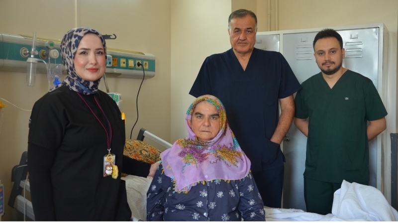 Şanlıurfa Mehmet Akif İnan Eğitim ve Araştırma Hastanesi’nde, 65 yaşındaki