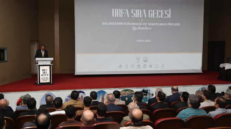 Şanlıurfa’nın köklü kültürel miraslarından Urfa Sıra Gecesi geleneğinin özgün yapısını