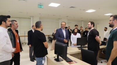 Şanlıurfa İl Sağlık Müdürü Doç. Dr. Erhan Berk, hizmete açılan
