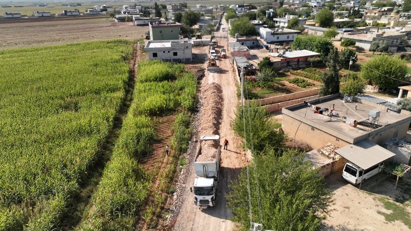 Şanlıurfa Büyükşehir Belediyesi, Harran ilçesinde 8 mahalleyi kapsayan 10 kilometrelik