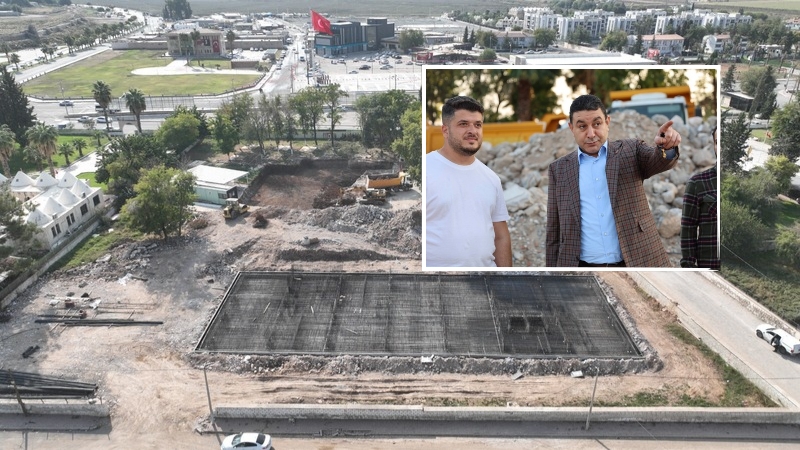 BAŞKAN ÖZYAVUZ HARRAN’DA YAPIMINA BAŞLANILAN ÖĞRETMEN EVİ ALANINDA İNCELEMELERDE BULUNDU