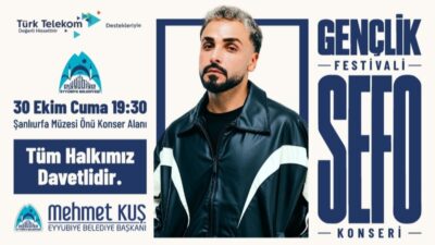 ‎Eyyübiye Belediyesi’nin ev sahipliğinde, Türk Telekom’un destekleriyle düzenlenen Gençlik Festivali